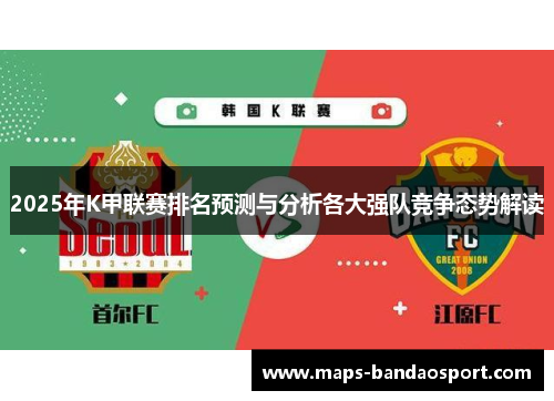2025年K甲联赛排名预测与分析各大强队竞争态势解读