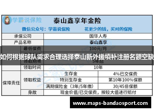 如何根据球队需求合理选择泰山新外援填补注册名额空缺