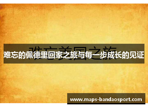 难忘的佩德里回家之旅与每一步成长的见证